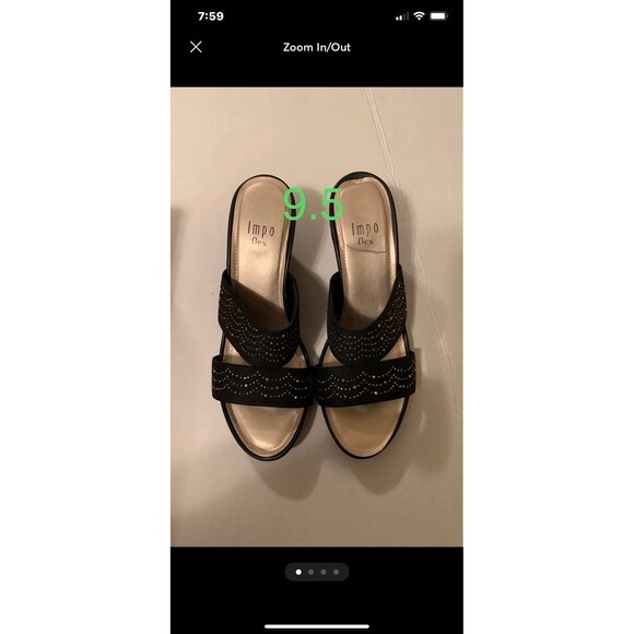 Impo Flex Vita Wedge Sandals New Size 9.5 - Picture 1 of 5